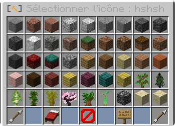 Warp icon menu