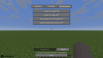 Inventory Presets Screenshot 4