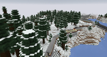 Snow Train Crash