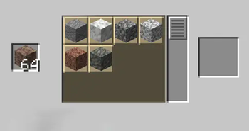 Cobblestone into different stone variants (reversible)