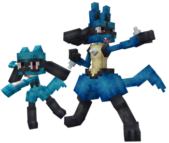 Riolu and Lucario