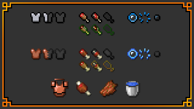 Recolored Survival Bars [Copper] screenshot 2