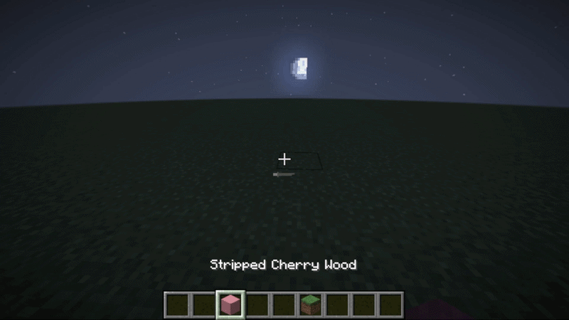 testing wit stripped cherry wood