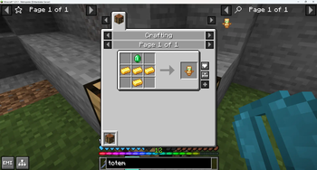 Crafting a totem