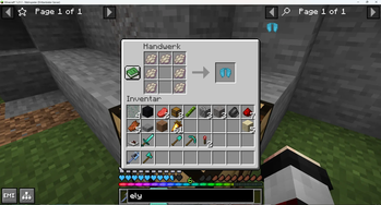 Crafting an elytra