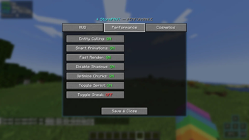 Performance Options