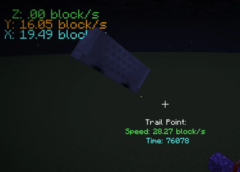 MinecartSpeedDisplay