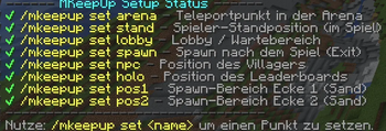 Setup Befehle
