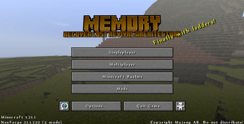 Memory's Title Screen