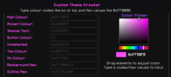 Custom Theme Editor