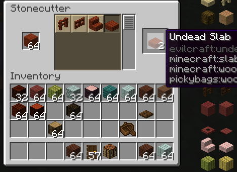 Evilcraft Undead Wood