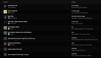 Dependencies should look like this in the end