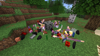 Ores Drop OP Loot