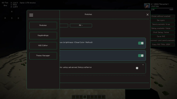 Sidebar selector