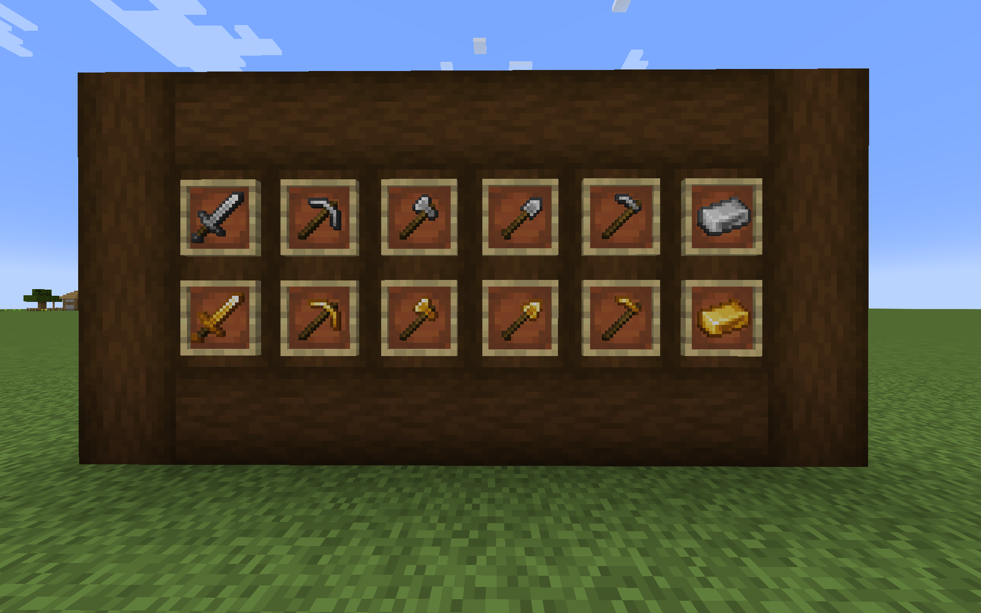 Iron and Gold Tools