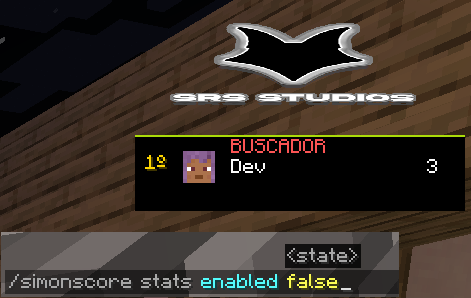 SCOREBOARDS STATS ICON ENABLE O DISABLE