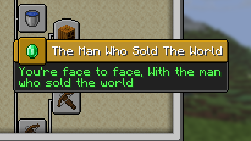 The Man Who Sold The World