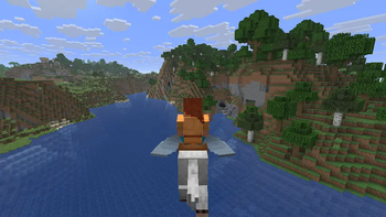 Flying with Elytra Saddle