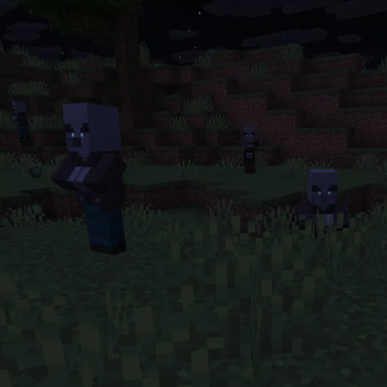Hostile glowing eyes