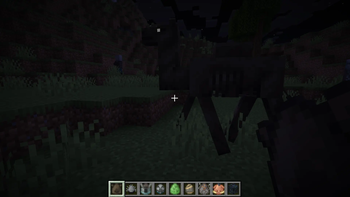 Camel Husk's eyes glow at night