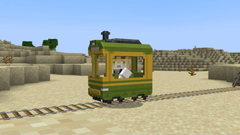 Riding a Dooby Minecart