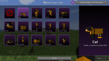 Model selection GUI