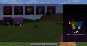 Model selection GUI