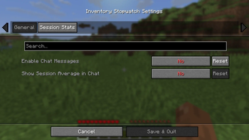 Inventory Stopwatch Mod