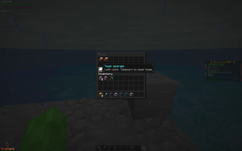The home menu