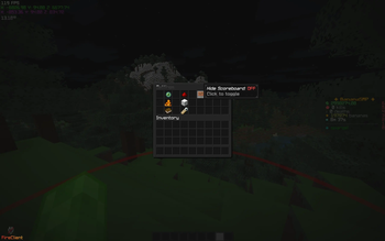 The servers settings