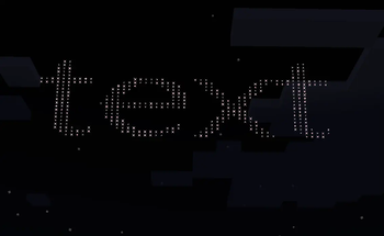 Text Firework Explosion