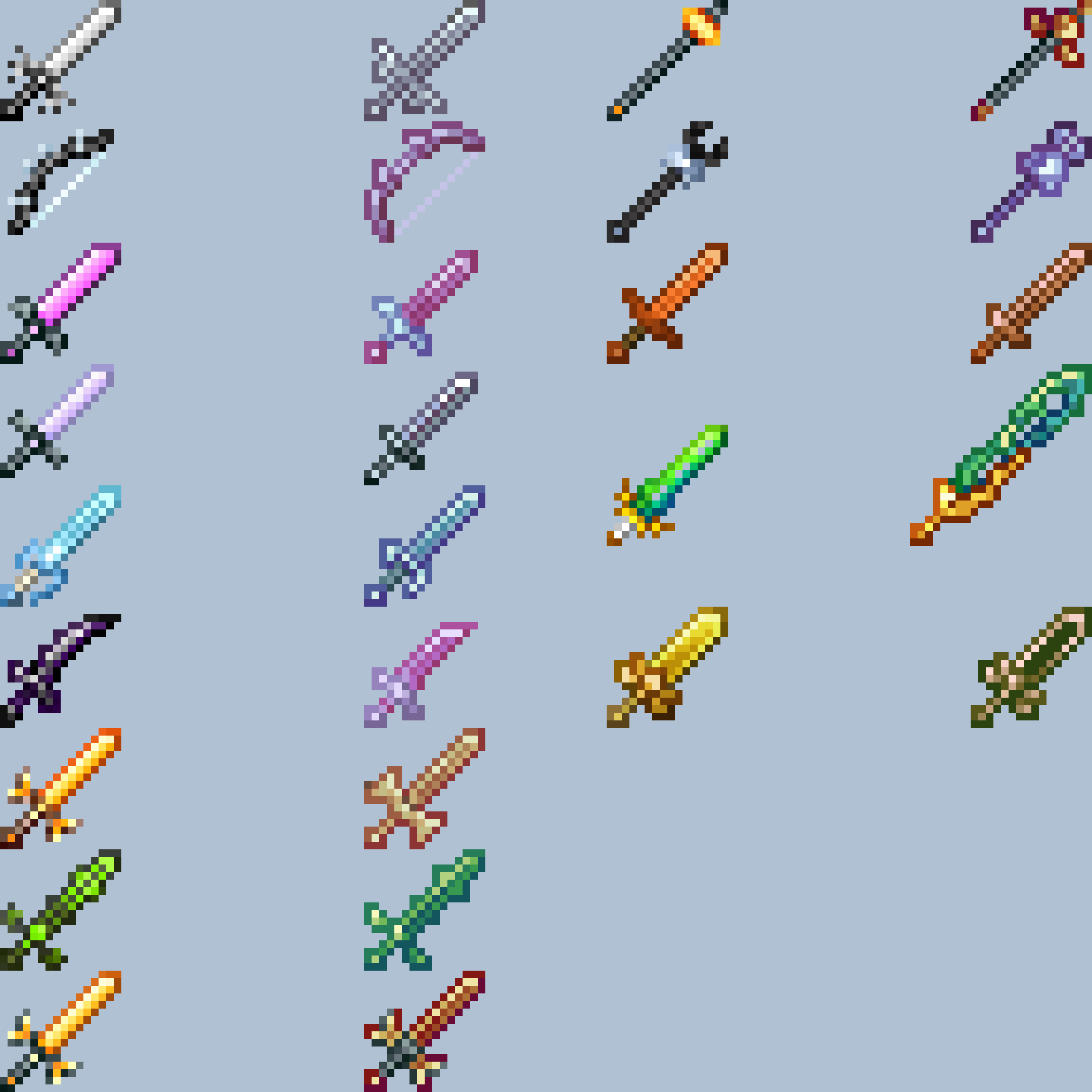 Repainted Pastadream's weapon - Versions