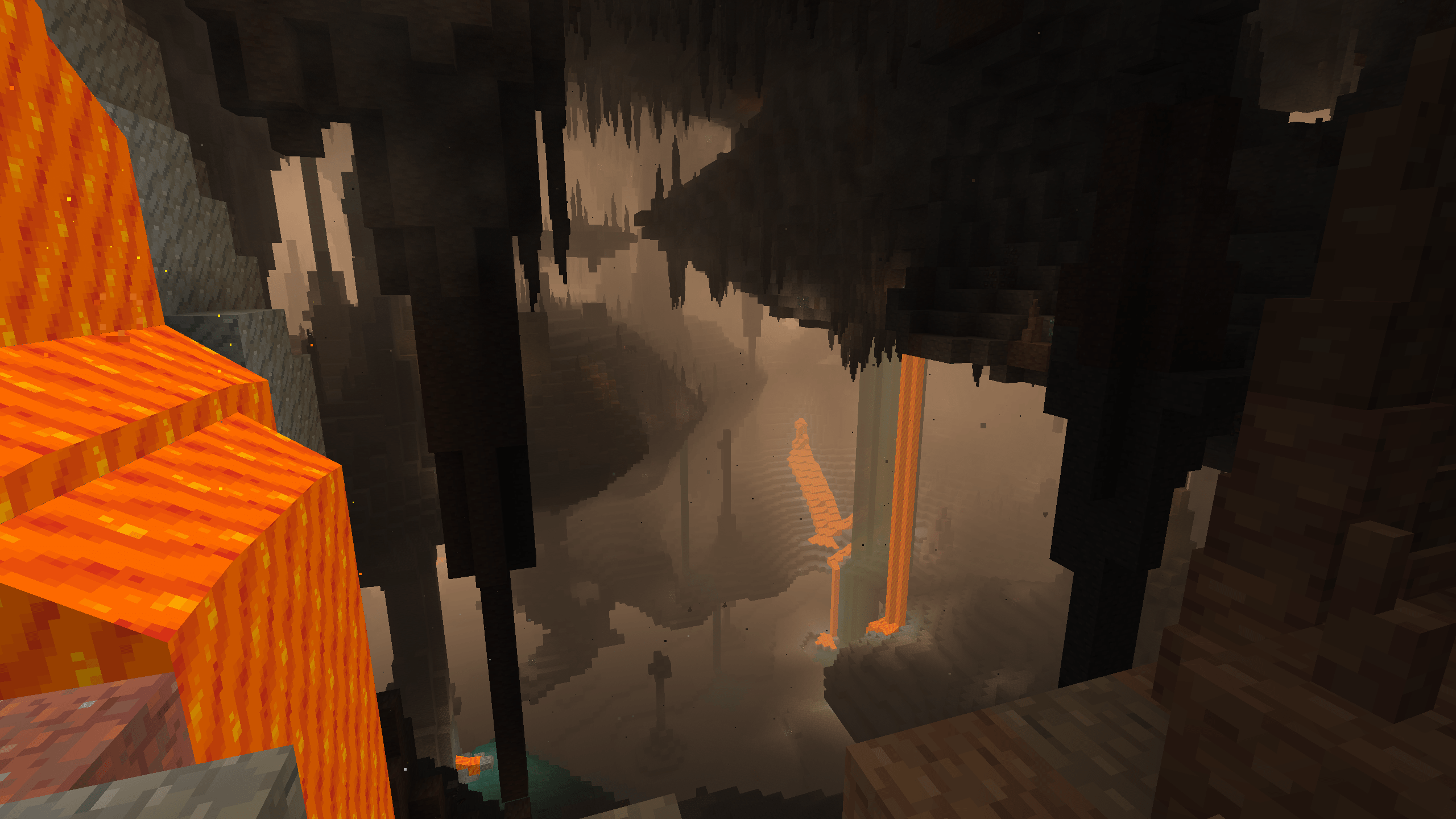 A dripstone cave