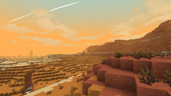 Badlands and desert