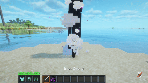 Enderman/Ender Dragon blood (square mode)