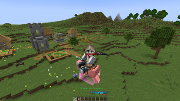 Flying with telekinesis
