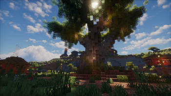 Savanna village - Town square