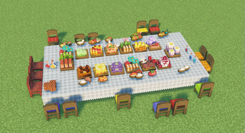 A wide variety of delicious food