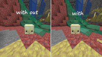 With out and with.