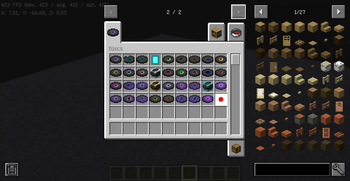 The discs in the inventory