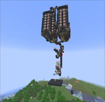 a pearl cannon spawned by the plugin