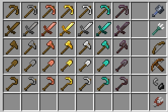 All modifiqued tools