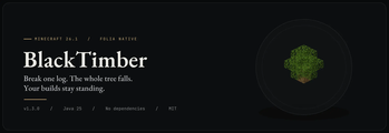 Black Timber Banner