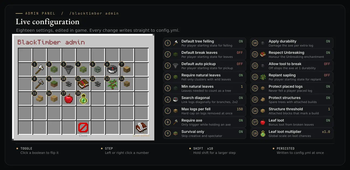 Admin Menu