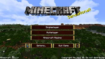 Main menu