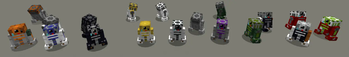 A bunch of possible R2 units