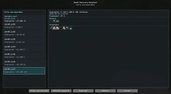 Death waypoint + beam in the world