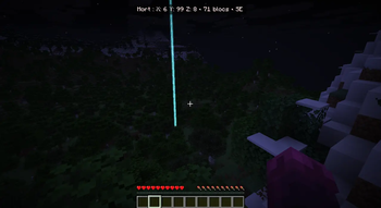 Death waypoint + beam in the world