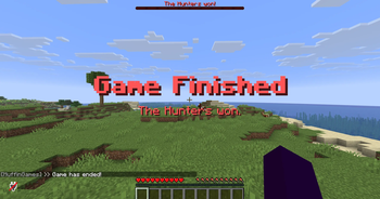 The end screen - Loss
