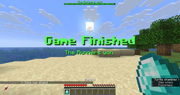 The end screen - Victory